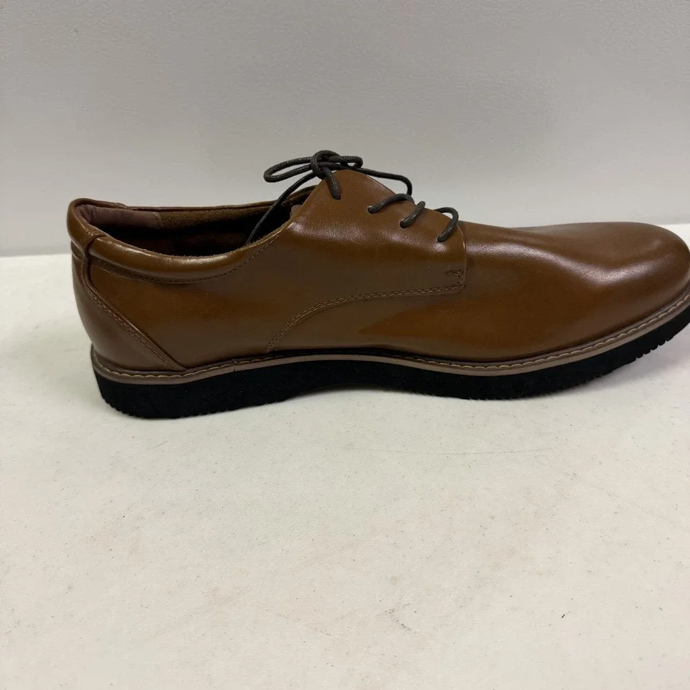 NEW Deer Stags Walkmaster SUPRO 2.0 Mens Brown Dress Shoes US 14M Lace Up Oxford